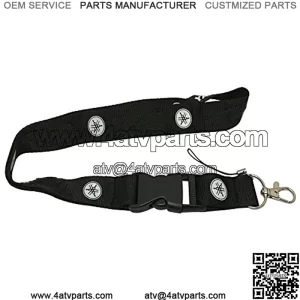 1pcs Black Color Yamaha Logo Superbike Lanyard Keychain Accessories Motorbike Motorcycle Lanyard Badge Holder