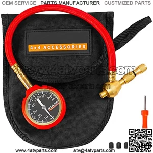 4x4 Rapid Tire Deflator Kit 0-70PSI Tire Pressure Gauge/Air Down Master/for Offroad Tire of Jeep, Truck & ATV