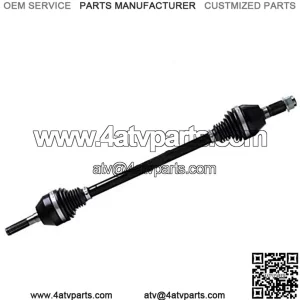 SuperATV Heavy Duty Rhino 2.0 Rear Axle for 2021+ Commander/Max 1000R DPS | 1 Rear Axle | Made with 4340 Chromoly Steel- 2x Stronger Than Stock! | Heat Treated | 4mm Increase in Shaft Size!