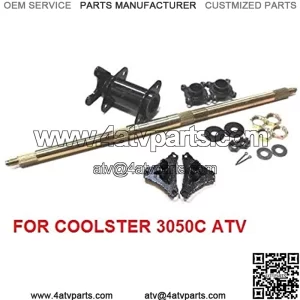 12L Complete Rear Axle Bearing Carrier Hubs For Coolster 3050C ATV QUAD AX22