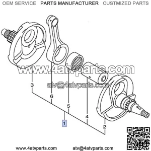 Yamaha 5TG114003100 Crankshaft Assembly