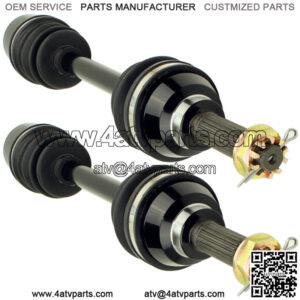 Front Right And Left CV Joint Axles for Suzuki LT-A450X King Quad 450 Axi 07-10
