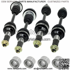 Front Rear Left Right CV Joint Axle for Yamaha Grizzly 660 YFM660F 4X4 2003-08