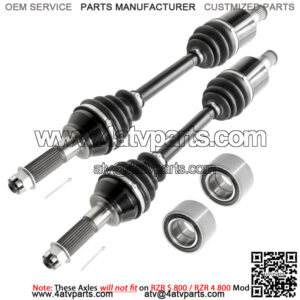 Rear Left And Right CV Joint Axle W/ Bearing for Polaris RZR 800 EFI 2011-2014