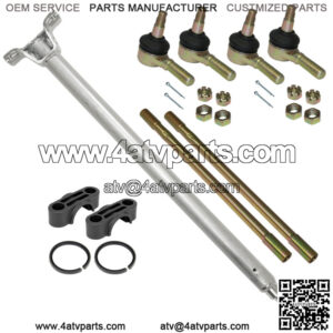 Steering Stem Shaft W/ Tie Rod End Kit for Yamaha Raptor 700 700R YFM700R 06-12