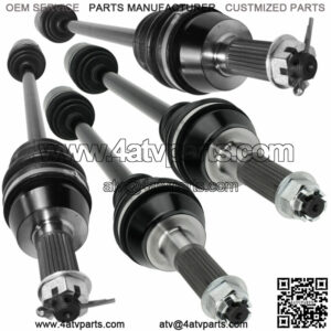 Front Rear Left Right Axles for Polaris Ranger 800 4X4 EFI 2010 2011 2013 2014