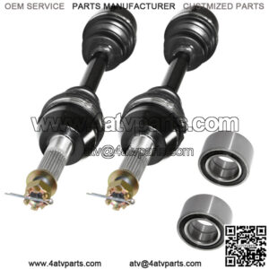 for Polaris 1332655 1590416 1590435 1332346 Rear LH RH CV Joint Axle w/ Bearing