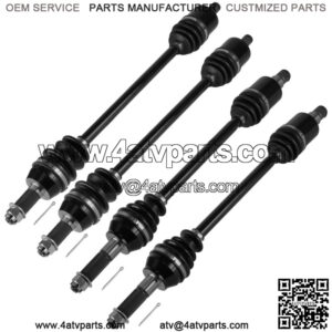 Front Rear Left Right CV Joint Axles for Polaris RZR S 800 EFI 2009-2014