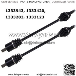 2PCS Front Half Shaft CV Axle for Polaris RZR XP 1000 4 1333420 1333283 1333123