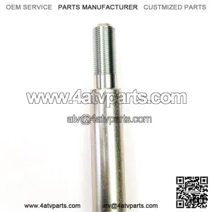 AXLE, SOLID STANDARD STEEL, 34?? LENGTH, 1?? DIA, 2?? STEPPED ENDS (1-3/8?? THREAD LENGTH), 2 OFFSET 1/4?? KEYWAYS