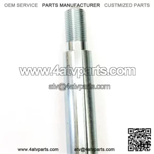 AXLE, SOLID STANDARD STEEL, 36?? LENGTH, 1?? DIA, 1-1/2?? STEPPED ENDS (1-1/8?? THREAD LENGTH), 2 OFFSET 1/4?? KEYWAYS