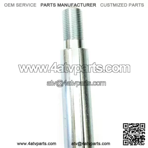 AXLE, SOLID STANDARD STEEL, 36?? LENGTH, 1?? DIA, 1-1/2?? STEPPED ENDS (1-1/8?? THREAD LENGTH), 2 OFFSET 1/4?? KEYWAYS
