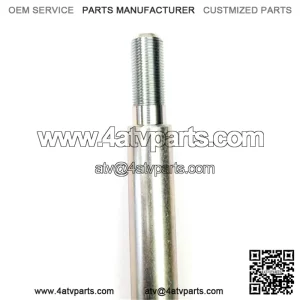 AXLE, SOLID STANDARD STEEL, 38?? LENGTH, 1??DIA, 2?? STEPPED ENDS (1-3/8?? THREAD LENGTH), 2 OFFSET 1/4?? KEYWAYS