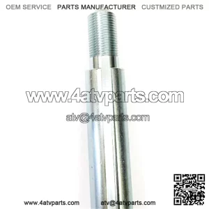 AXLE, SOLID STANDARD STEEL, 38?? LENGTH, 1?? DIA, 1-1/2?? STEPPED ENDS (1-1/8?? THREAD LENGTH), 2 OFFSET 1/4?? KEYWAYS