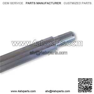 AXLE, SOLID DELUXE FLEXPRUF STEEL, 38?? LENGTH, 1?? DIA, 1-1/2?? STEPPED ENDS, (1-1/8?? THREAD LENGTH), 2 OFFSET 1/4?? KEYWAYS