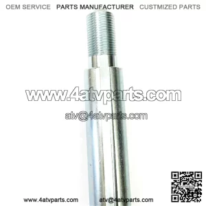 AXLE, SOLID STANDARD STEEL, 42?? LENGTH, 1?? DIA, 1-1/2?? STEPPED ENDS (1-1/8?? THREAD LENGTH), 2 OFFSET 1/4?? KEYWAYS