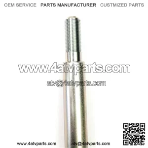 AXLE, SOLID STANDARD STEEL, 44?? LENGTH, 1?? OD, 2?? STEPPED ENDS (1-3/8?? THREAD LENGTH), 2 OFFSET 1/4?? KEYWAYS