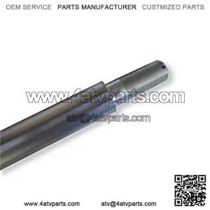 AXLE, SOLID STANDARD STEEL, 30?? LENGTH, 1?? DIA, 2?? STEPPED ENDS (1-3/8?? THREAD LENGTH), 2 OFFSET 1/4?? KEYWAYS