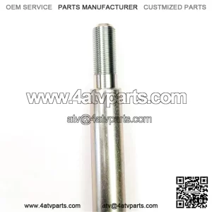 AXLE, SOLID STANDARD STEEL, 34?? LENGTH, 1?? DIA, 2?? STEPPED ENDS (1-3/8?? THREAD LENGTH), 2 OFFSET 1/4?? KEYWAYS