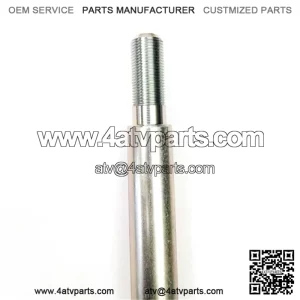 AXLE, SOLID STANDARD STEEL, 42?? LENGTH, 1?? DIA, 2?? STEPPED ENDS (1-3/8?? THREAD LENGTH), 2 OFFSET 1/4?? KEYWAYS