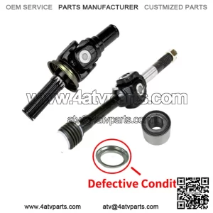 Complete Rear Drive Shaft to Kawasaki 39158-1109 39158-1105 39158-1104 w/ defect (For: More than one vehicle)