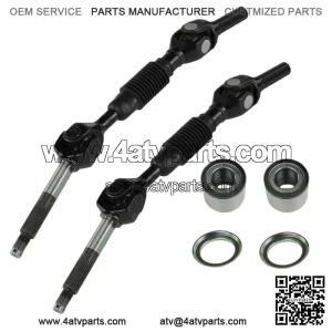 Pair Rear Drive Shaft Bearing for Kawasaki Mule 4010 Trans KAF950G Diesel 09~13