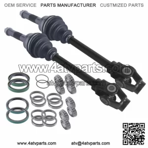 Polaris Sportsman front cv axles & wheel bearings set 335 400 500 500 HO