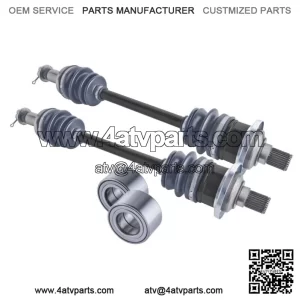 Arctic Cat 1000 650 700 rear cv axles & wheel bearings set 2005 2006 2007 - 2011