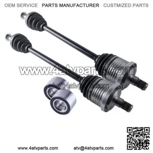 Can Am Maverick rear cv axles & wheel bearings set 1000 2013 2014 2015 2016