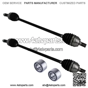 Can Am rear cv axles & wheel bearings set for Maverick X3 Turbo 64" 705502154