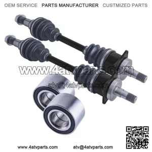 Can Am Outlander front cv axles & wheel bearings set 650 800 1000 2006 - 2012