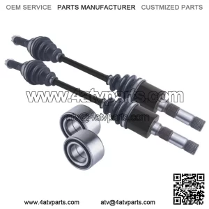 Polaris Ranger rear cv axles & wheel bearings set 500 700 2007 2008 2009 2010