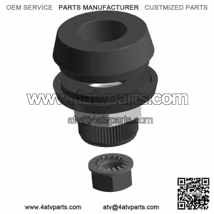 Polaris K-HRDWR,MAIN SHAFT,WIPER G2, Genuine OEM Part 2208225, Qty 1