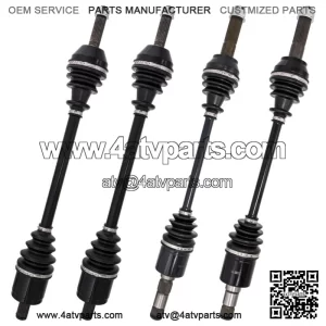 Front & Rear CV Axle for Polaris Ranger 500 700 2204858 2204857 4-PK