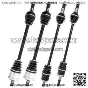 Complete F&R CV Axle Driveshaft Assembly Set for Can-Am Maverick 1000