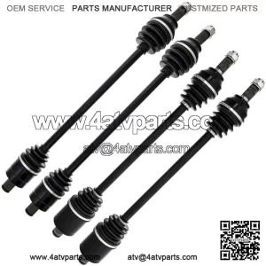 Front Rear CV Axle Kit For Polaris General XP 1000 DLX 1334269 1334268