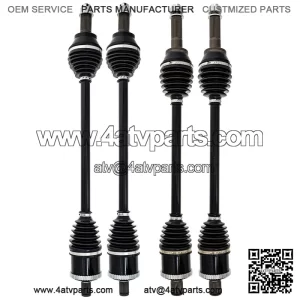 Front Rear CV Axle Kit for Polaris Ranger XP 1000 EPS 1334162 1334161