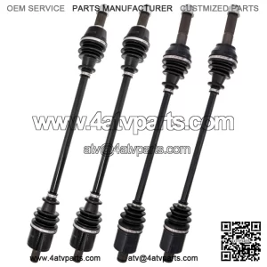 Front & Rear Shaft CV Axle for Polaris RZR & RZR 4 900 1332825 1332826 4PK