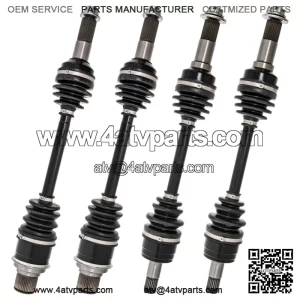 Complete F&R CV Axle Driveshaft Kit for Yamaha Kodiak 400 450 Grizzly 350