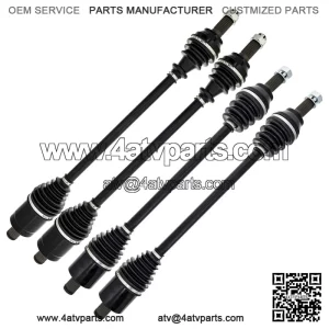 Front Rear CV Axle Kit for Polaris RZR XP 1000 High Lifter 1333434 1334490