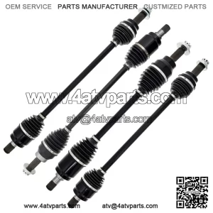 Front Rear CV Axle Kit For Honda Pioneer 700 700-4 SXS700M2 44220-HL3-A01