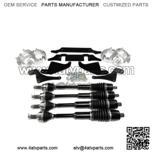 Axles 2" Lift Set with Wheel Spacers for Polaris RZR S 900 & S 1000