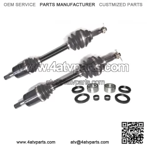 Set of Front CV Axles & Wheel Bearings for Honda Rincon 650 2003-2004