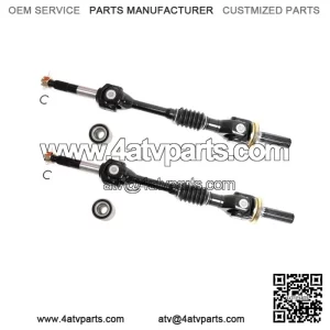 Set of Rear Axles & Bearings for Kawasaki Mule 3000 3010 4000 & 4010