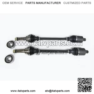 Set of Rear Axles & Wheel Bearings for Polaris Ranger 570 900 & 1000