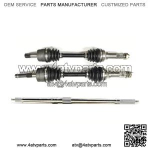 Axle Set for Yamaha Kodiak 450 2003-2004 YFM450, Set of 3
