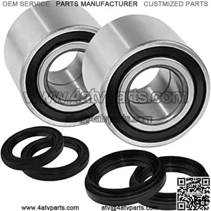 ATV Bearing and Seal Kit for both sides Front Wheels compatible with Honda TRX500 FA RUBICON 2001 2002 2003 2004