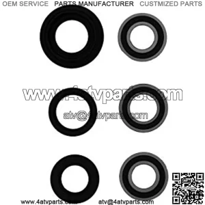 Cycle ATV - Rear Axle, Wheel Bearings and Seals fits Honda Fourtrax Rancher Rubicon TRX 350 400 450 500