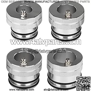 3mirrors Wheel Bearing Greaser Tools Compatible with Ranger 800 900 XP1000 and Most UTV ATV Polaris Can-AM Bearings w/Inner Dimension of 35mm & 39mm & 40mm & 44mm, 4 pcs