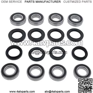 Cycle ATV - Wheel Bearings and Seals - Front and Rear fits Yamaha Rhino 450 660 700